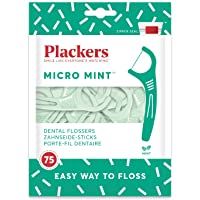 Plackers dentales micro menta- 75 unidades